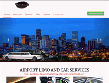 Tablet Screenshot of elevatedlimo.com